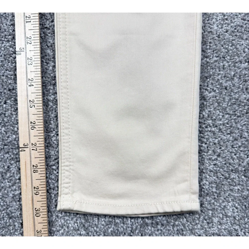 Banana Republic Travel Jeans Mens 31x30 Slim Fit Cream Stretch Pants NWT